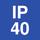 Grau de proteção IP 40
