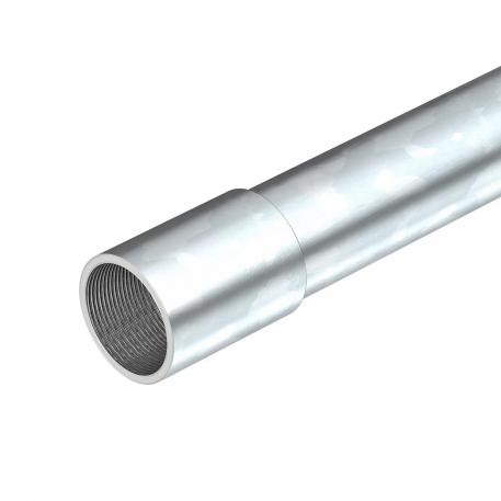 Tubo metálico eletrogalvanizado, com rosca 40 | 3000 | 1,5 | M40x1,5