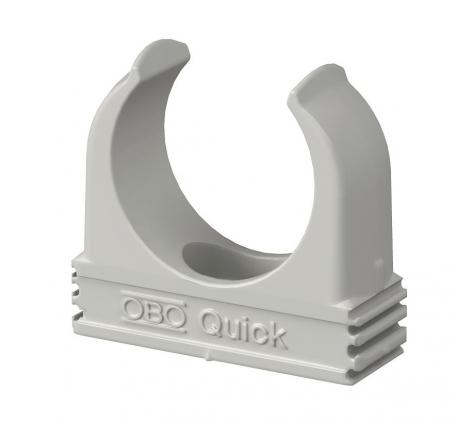 Abraçadeira OBO-Quick, resistência ao fio incandescente, cinzento M20