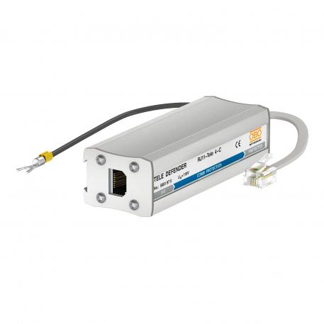 Descarregador combinado TELE 4-C para RDIS RJ11