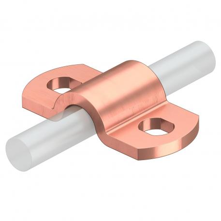 Fixador, parte superior, para Rd 8-10 mm, cobre