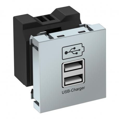 Carregador USB alumínio lacado