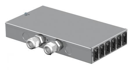Distribuidor de energia UVS com ligação fixa, circuito normal e especial